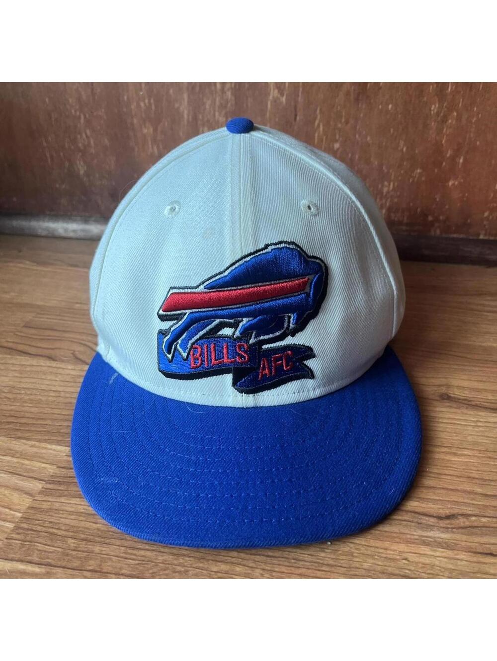 Y2K Streetwear 90s Bills NFL flat brim hat | size 7 1/4